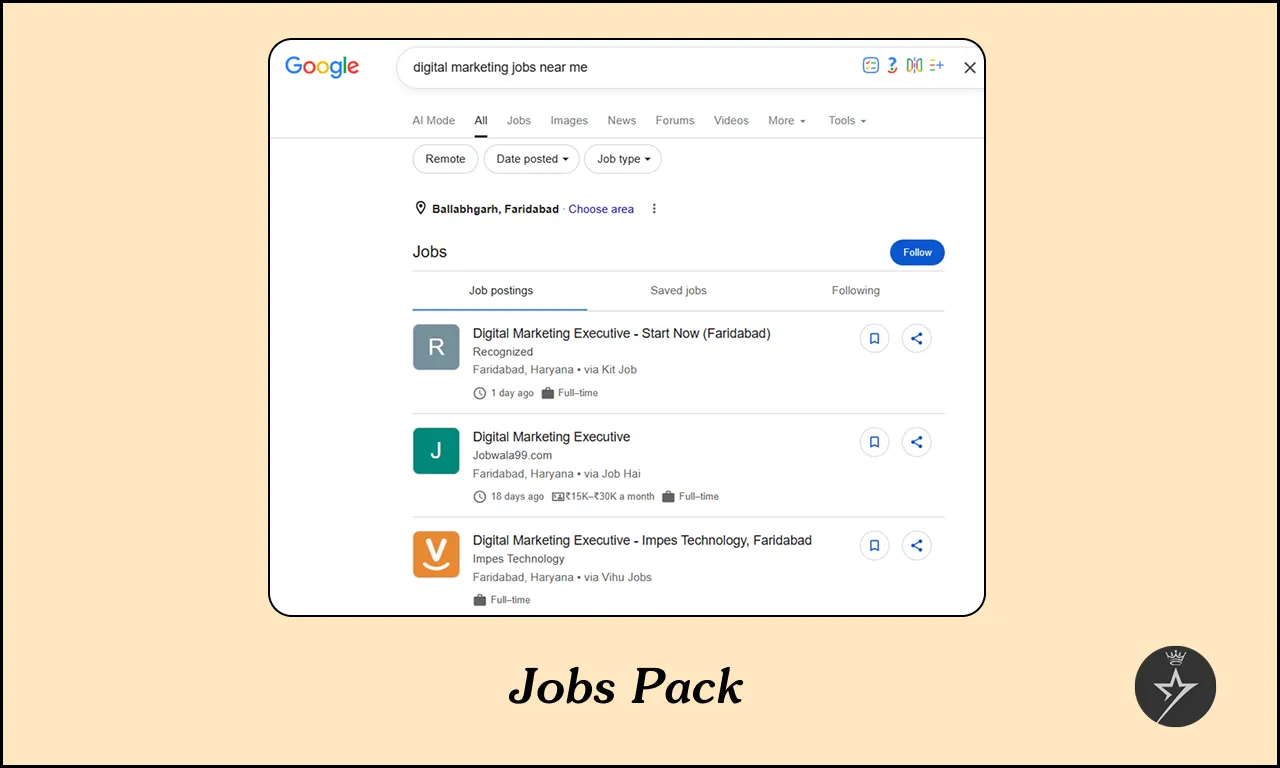 Jobs Pack