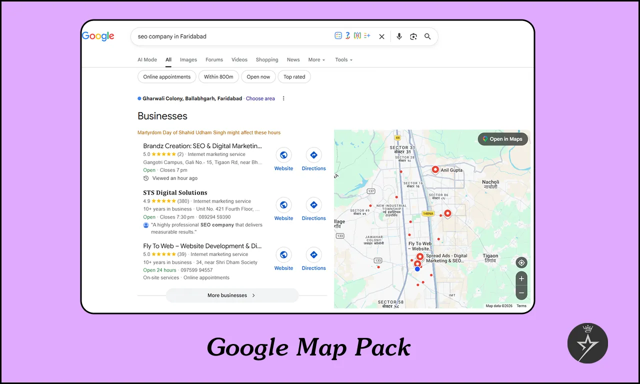Google Map Pack