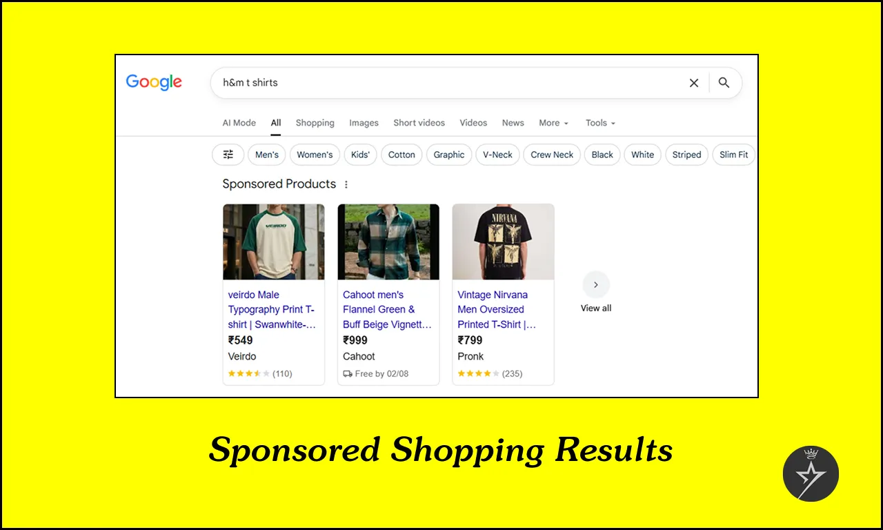 Sponsored Shopping Results