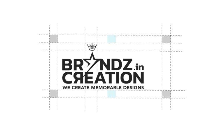 Brandz Creation logo with tag line